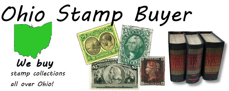 We buy stamp collections all over Ohio!